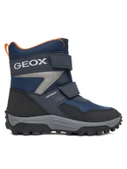 Buty dla chłopców - Geox Śniegowce J Himalaya B Abx J46FRE 0FU50 C0659 D Granatowy - miniaturka - grafika 1