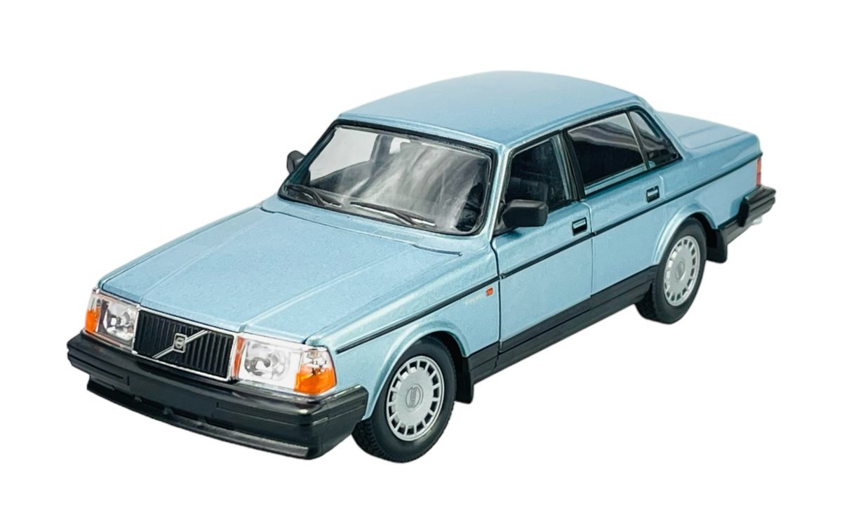 WELLY VOLVO 240 GL NIEBIESKI 1:24 24102 SAMOCHÓD NOWY METALOWY MODEL