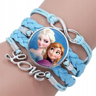 BRANSOLETKA Elsa i Anna Kraina lodu - Biżuteria dla dzieci - miniaturka - grafika 1