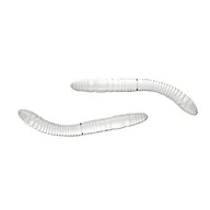 Przynęty - Przynęta LIBRA LURES Fatty D’Worm Tournament 5.5 cm Silver Pearl - miniaturka - grafika 1