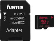 Karty pamięci - Karta Hama microSDXC 64GB UHS Speed C3 UHS-I 80MB/s + Adapter 002131150000 - miniaturka - grafika 1