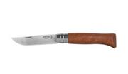 Akcesoria turystyczne - Opinel N 08 Stainless Steel Walnut Handle nóż, beżowy, One Size 002022 - miniaturka - grafika 1