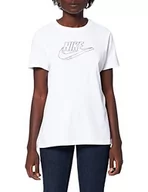 Koszulki i topy damskie - Nike Damska koszulka Nsw Futura, biały, S DJ1820 - miniaturka - grafika 1