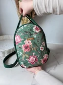 Plecaki - Plecak Codzienny Zielone Kwiaty - miniaturka - grafika 1