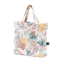 Torby i organizery dla mam - La Millou Shopper Bag Z Kieszonką Boho Palms Light - miniaturka - grafika 1