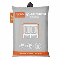 Pokrowce na meble ogrodowe - Siena Garden D41179 AquaShield pokrowiec ochronny na kosz plażowy, srebrno-szary, z systemem Active Air, 128 x 105 x 165 cm - miniaturka - grafika 1