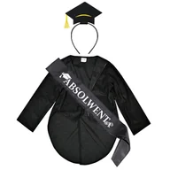 Dresy i komplety dla chłopców - ZESTAW ABSOLWENT CZARNY 134-140 4el - miniaturka - grafika 1