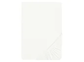 Prześcieradła - biberna Biberna 77866/221/340 Jersey Elastic prześcieradło z gumką Niebieski lodowy, biały, 140x200  - 160x220  0077866/001/341/001 - miniaturka - grafika 1