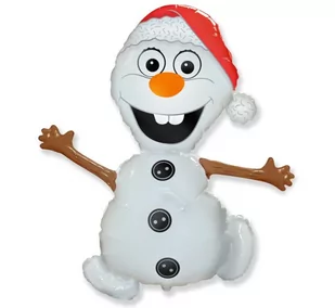 Balon foliowy, Kraina Lodu, Olaf - Urodziny dziecka - miniaturka - grafika 1
