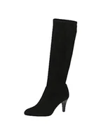 Kozaki damskie - CAPRICE Damskie kozaki 9-25524-41 G szerokość, Black Met Comb, 37 EU - miniaturka - grafika 1
