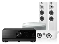Kino domowe - Yamaha RX-A2A (czarny) + 603 S3 + HTM6 S3 + MusicCast 50 (biały) - miniaturka - grafika 1