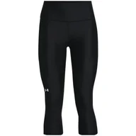 Spodnie sportowe damskie - Legginsy damskie 3/4 Under Armour HG Armour Hi Capri NS Rozmiar: XL / Kolor: czarny - miniaturka - grafika 1