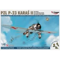 Mirage Hobby PZL P-23 KARAŚ II. Wersja z 1939 roku - - Modele do sklejania - miniaturka - grafika 1