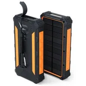Akcesoria do tabletów i e-booków - Powerbank Spello by Epico 24 000 mAh Solar (9915101300219) Czarna/Pomarańczowa - miniaturka - grafika 1