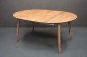 Stoły - Stół Rozkładany Stockholm Okrągły 120 Cm -165 Cm Dębowy B 5186 - miniaturka - grafika 1