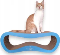 Drapaki dla kotów - Drapak dla kota niebieski mega LEON 78x28x24 cm MruuPruu - miniaturka - grafika 1