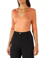 Koszulki i topy damskie - s.Oliver BLACK LABEL T-shirt damski, pomarańczowy, 34 - miniaturka - grafika 1
