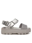 Buty dla dziewczynek - Melissa Sandały Melissa Kick Off Sandal Inf 35692 Srebrny - miniaturka - grafika 1