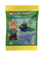 Klocki - LEGO Minecraft Zestaw - Alex and Wolf 662404 polybag klocki - miniaturka - grafika 1