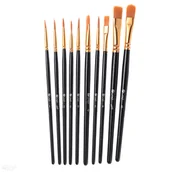 Pędzle - Zestaw Pędzli, 10 Szt. - miniaturka - grafika 1