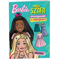 Literatura popularno naukowa dla młodzieży - Barbie Moja szafa. Zmazywanki z naklejkami - miniaturka - grafika 1