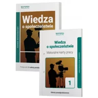 Podręczniki do technikum - Wiedza o społeczeństwie 1. Podręcznik i maturalne karty pracy. Zakres rozszerzony. Szkoła ponadpodstawowa - miniaturka - grafika 1