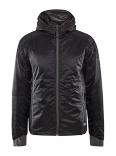 Craft ADV EXPLORE LIGHTWEIGHT lekka kurtka męska XL czarna pakowalna kurtka outdoorowa męska izolacja PrimaLoft 2 kieszenie zapinane na zamek błyskawiczny kaptur wstawki ze stretchu - Kurtki męskie - miniaturka - grafika 1