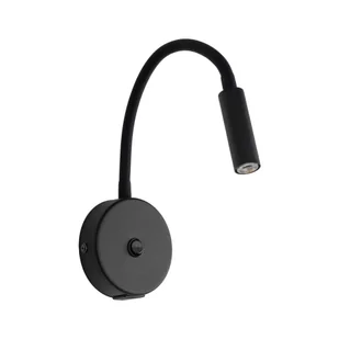 Lampa ścienna z gniazdem USB TK 10200 z serii LAGOS BLACK - Lampy ścienne - miniaturka - grafika 1