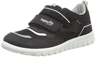 Buty dla chłopców - Superfit Mini sneakersy dla chłopców Sport7, czarny - Czarno-biały 000-28 EU - miniaturka - grafika 1