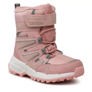 Buty dla dziewczynek - Śniegowce Kappa 260975K Rose/Grey 2116 - grafika 1