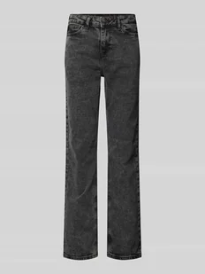 Jeansy o kroju straight fit z mieszanki bawełny model ‘KELLY’ - Spodnie damskie - miniaturka - grafika 1