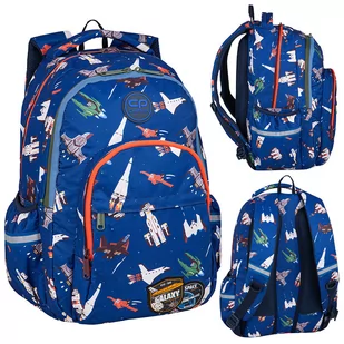 Plecak młodzieżowy szkolny CoolPack Basic Plus Space Adventure F003764 - Plecaki szkolne i tornistry - miniaturka - grafika 1