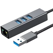 Adaptery i przejściówki - Karta Sieciowa Hub Usb 3.0 Gigabit Lan 1000Mb RJ45 - miniaturka - grafika 1