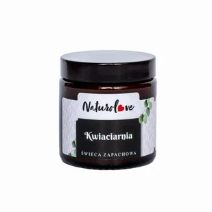 Świeca Sojowa Kwiaciarnia 120ml NATUROLOVE - Świece - miniaturka - grafika 1