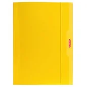 Teczki i skoroszyty - Herlitz TECZKA RYS. A4 Z GUMKĄ COL.BLOCK. ŻÓŁTA - miniaturka - grafika 1