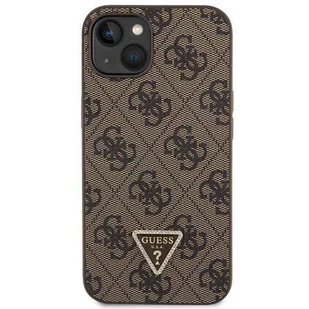 Etui Guess GUHCP13MP4TDSCPW na iPhone 13 - brązowe Crossbody 4G Metal Logo - Etui i futerały do telefonów - miniaturka - grafika 2