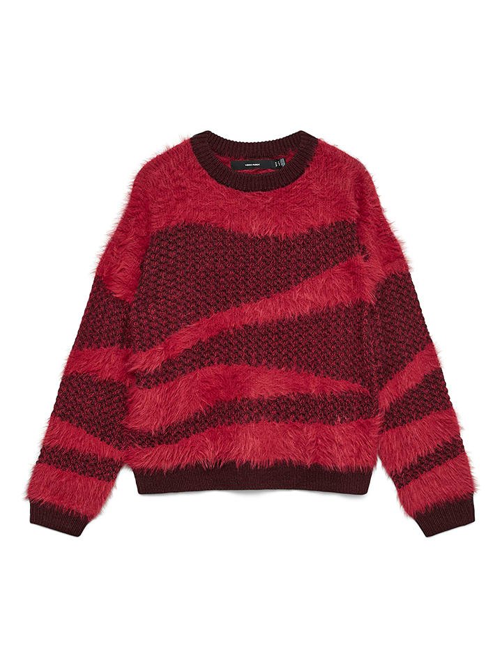Vero Moda Sweter w kolorze czerwono-bordowym