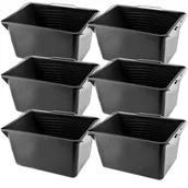 Wiadra i kastry budowlane - Wiadro malarskie Carda 12L, czarne 6 szt. - miniaturka - grafika 1