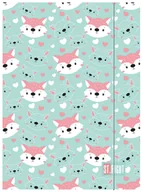 Teczki i skoroszyty - Teczka z gumką A4 300 g/m2 LOVELY FOXY  ST.RIGHT - miniaturka - grafika 1