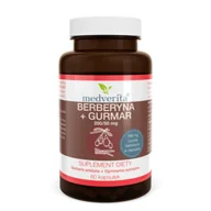 Suplementy naturalne - MEDVERITA Medverita Berberyna + Gurmar 200/50 mg 60 k. MV0413 - miniaturka - grafika 1