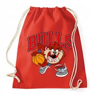 Plecaki worki - Worek Plecak BULLS Kreskówki Na Prezent Wzory Czerwony - miniaturka - grafika 1