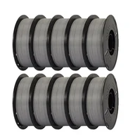 Filamenty i akcesoria do drukarek 3D - filament do drukarek 3D, szybkie drukowanie, nietoksyczny, 10 kg szary - miniaturka - grafika 1