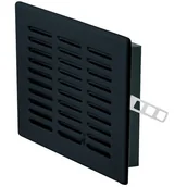 Kratki wentylacyjne - Osłona wentylacyjna 14 x 14 czarny - miniaturka - grafika 1