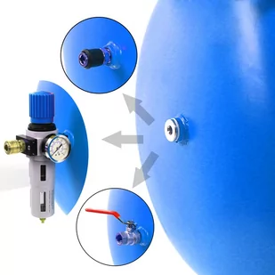KOMPRESOR OLEJOWY SPRĘŻARKA 200L 600L/min 4 kW/5,5 KM MAR-POL - Sprężarki i kompresory - miniaturka - grafika 9