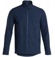 Kurtki męskie - Joma Basilea II Softshell Jacket 103792-331 Granatowe M - miniaturka - grafika 1