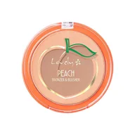 Bronzery i konturowanie twarzy - Lovely Peach Bronzer & Blusher duo do konturowania twarzy 7g - miniaturka - grafika 1