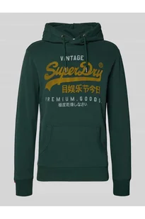 Bluza z kapturem i kieszenią kangurką - Superdry - Bluzy męskie - miniaturka - grafika 1