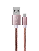 Kable USB - Kabel USB metalowy do iPhone Lightning - miniaturka - grafika 1