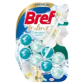 Środki do WC - Bref Wc DeLuxe Zawieszka czarujący jaśmin 2 x 50 g - miniaturka - grafika 1