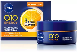 Nivea Q10 Energy Przeciwzmarszczkowy krem na noc - Kremy do twarzy - miniaturka - grafika 2